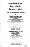 Handbook of psychiatric emergencies /