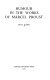 Humour in the works of Marcel Proust /