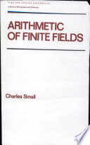 Arithmetic of finite fields /