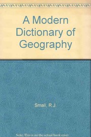 A modern dictionary of geography /