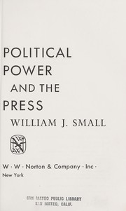 Political power and the press /