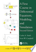 A first course in differential equations, modeling, and simulation /