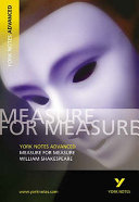 Measure for measure, William Shakespeare : notes /