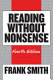 Reading without nonsense /