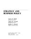 Strategy and business policy /