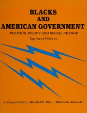 Blacks and American government : politics, policy, and social change /