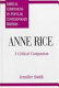 Anne Rice : a critical companion /