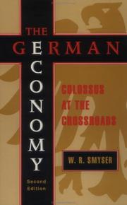 The German economy : colossus at the crossroads /