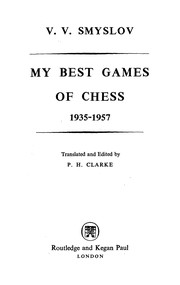 My best games of chess 1935-1957 /