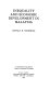 Inequality and economic development in Malaysia : a study sponsored by the Harvard Institute for International Development /