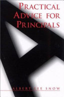 Practical advice for principals /
