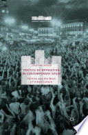 Poetics of opposition in contemporary Spain : politics and the work of urban culture /