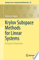 Krylov Subspace Methods for Linear Systems : Principles of Algorithms /