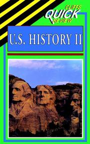 CliffsQuickReivew U.S. history II /