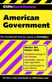 CliffsQuickReview American government /