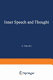 Inner speech and thought /