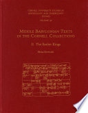 Middle Babylonian texts in the Cornell University collections /