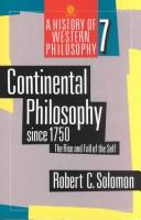 Continental philosophy since 1750 : the rise and fall of the self /