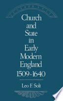 Church and state in early modern England, 1509-1640 /