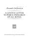 A lenten letter to Pimen, Patriarch of All Russia /
