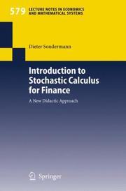 Introduction to stochastic calculus for finance : a new didactic approach : with 6 figures /