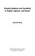 Thematic relations and transitivity in English, Japanese, and Korean /
