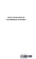 Social foundations of contemporary economics /