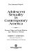 Adolescent sexuality in contemporary America: personal values and sexual behavior, ages, thirteen to nineteen /