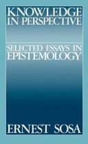 Knowledge in perspective : selected essays in epistemology /