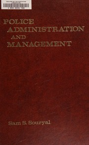 Police administration and management /