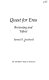 Quest for Eros : Browning and "Fifine" /