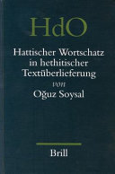 Hattischer Wortschatz in hethitischer Textüberlieferung /