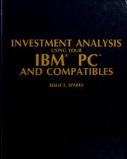 Investment analysis using your IBM PC and compatibles /