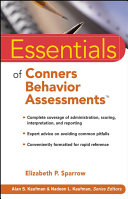 Essentials of Conners behavior assessments /