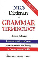NTC's dictionary of grammar terminology /