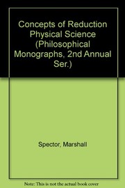 Concepts of reduction in physical science /