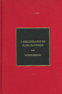 A bibliography of Eliza Haywood /