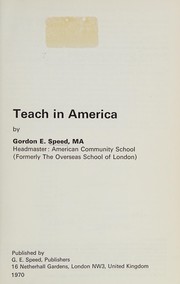 Teach in America /