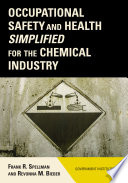 Occupational safety and health simplified for the chemical industry /