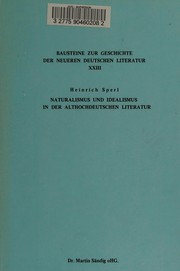 Naturalismus und Idealismus in der althochdeutschen Literatur : dargestellt am Hildebrands-, Ludwigs-, Gallus- und Georgslied /