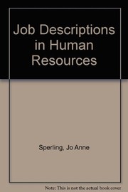 Job descriptions in human resources /