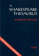 A Shakespeare thesaurus /