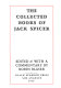 The collected books of Jack Spicer /