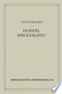 Edmund Husserl Bibliography /