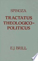 Tractatus theologico-politicus : (Gebhardt edition, 1925) /