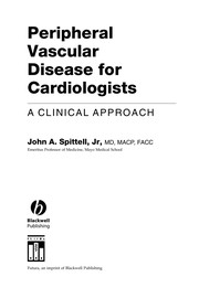 Peripheral vascular disease for cardiologists : a clinical approach /
