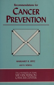 Recommendations for cancer prevention /