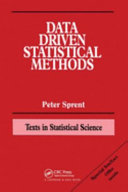 Data driven statistical methods /