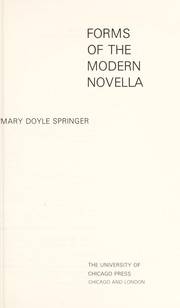 Forms of the modern novella /