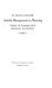 Socialist management & planning ; topics in comparative socialist economics.